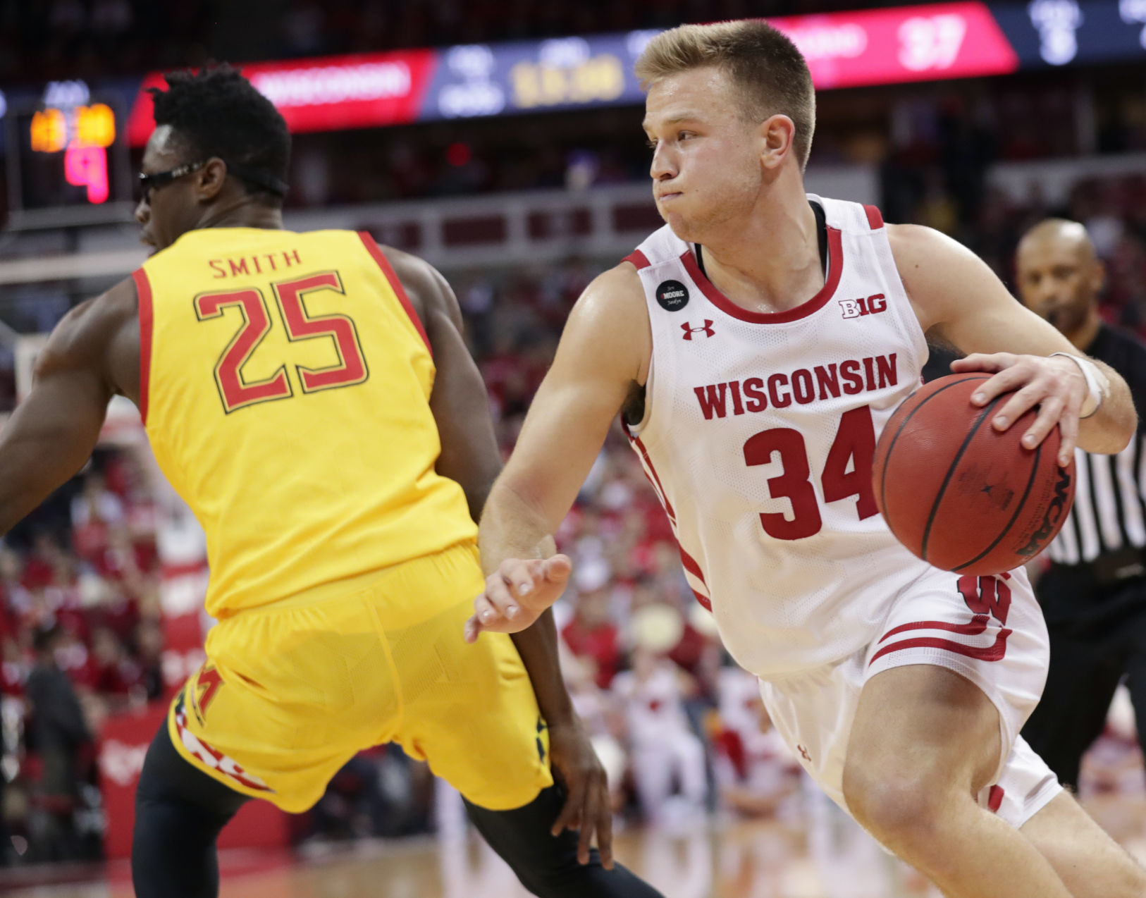 Badgers 56, Terrapins 54